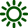 Sunburst / transparency icon