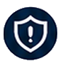warning shield icon